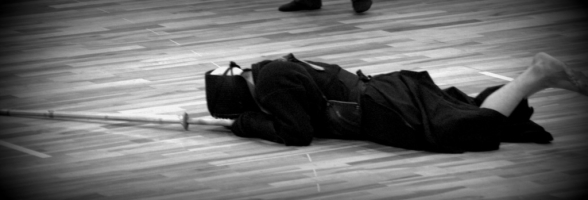 Tough kendo man